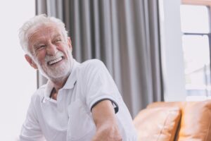 Happy,Elderly,Man,Healthy,Senior,Confident,Smile,With,Beautiful,White Dental Implants Essex - Al-Fa Perio Clinic
